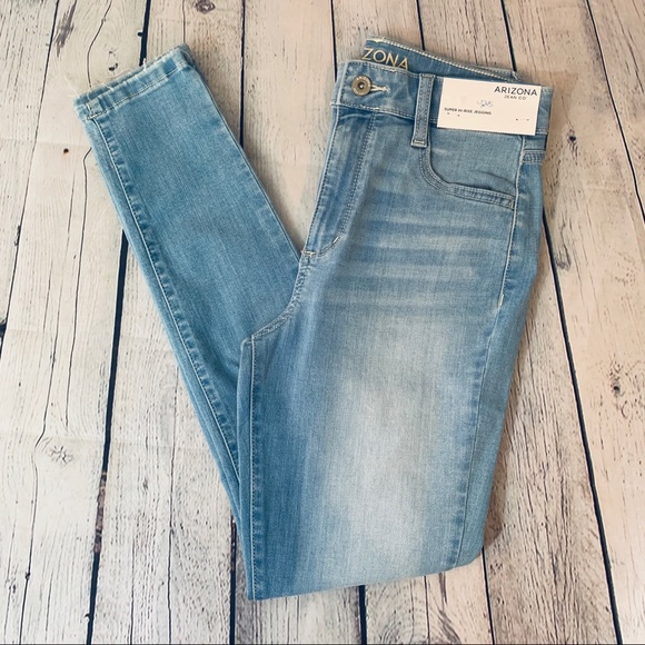Arizona Jean Company Denim - Arizona Jeans | Super Hi Rise Distressed Skinny